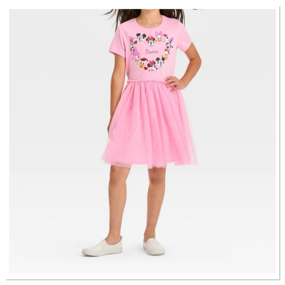 Girl’s Minnie Mouse Besties Tulle Dress